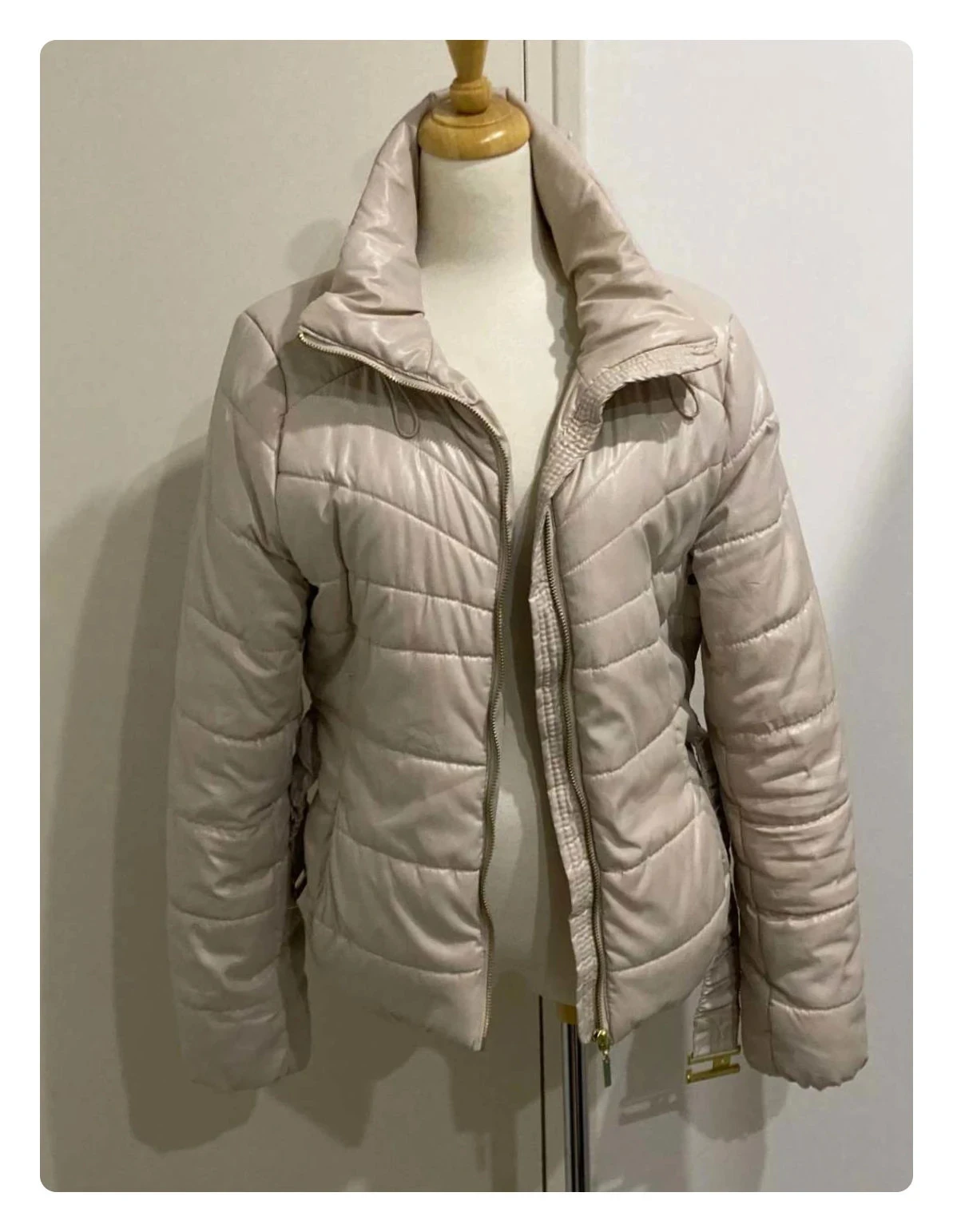 🧥 Doudoune légère H&M - Beige Nude Taille XL